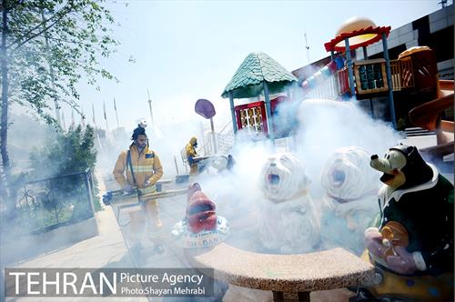 ضد عفونی پایانه مسافربری غرب 34