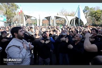 اجتماع مردم تهران در پی شهادت رهبر انقلاب - 2 9