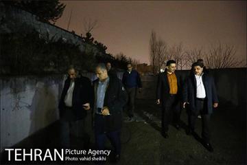 بازدید شبانه مدیران شهری از رود دره ها، مسیل ها و پروژه زیرگذر گیشا 3
