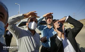 بازدید مدیر کل حریم شهرداری تهران از منطقه 5