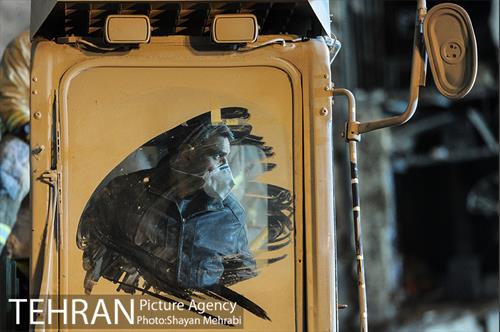 هفتمین روز آواربرداری ساختمان پلاسکو-2 1