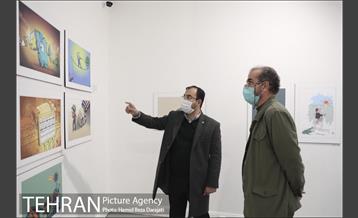 بازدید مدیران شهری و اعضای شورای شهر تهران از نمایشگاه تهران از منظر هنرمندان-4
