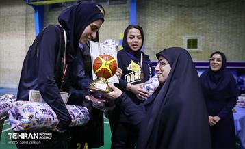 مسابقات بسکتبال بانوان شهر تهران 15