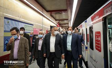 بازدید شهردار تهران از کارگاه ساخت ایستگاه متروی حرم عبدالعظیم 3