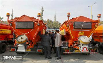 مانور برف روبی شهرداری منطقه 5