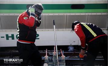 برخورد دو قطار متروی کرج - تهران 2