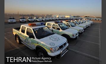 پیشواز نیروهای شهربان و حریم بان از نوروز با حضور شهردار تهران 5