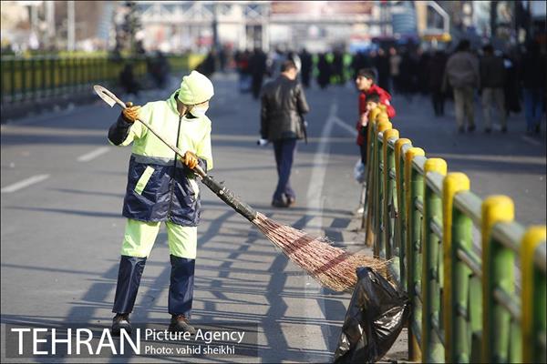 نظافت و پاکسازی مسیرهای مراسم تشییع پیکر سردار قاسم سلیمانی  23