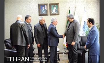 دیدار محمد سعید رئیس سازمان شهرهای متحد با پیروز حناچی شهردار تهران 12