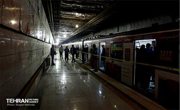 تست گرم بخش میانی خط ۶ مترو تهران 23