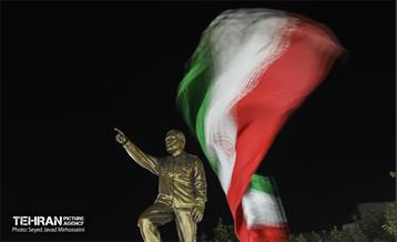 رونمایی از تندیس شهید سردار حاجی‌زاده در میدان ابوذر 4