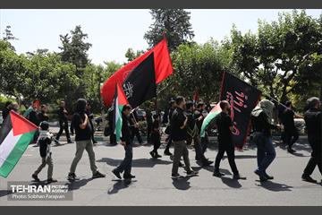 دسته عزاداری دانشگاه امام صادق(ع) در ظهر تاسوعا 28