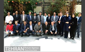 مراسم تکریم امین عارف نیا و معارفه محمد علی کریمی رییس مرکز ارتباطات و امور بین الملل شهرداری تهران 24