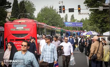 خدمات‌رسانی شهرداری تهران در اقامه نماز عید فطر 2