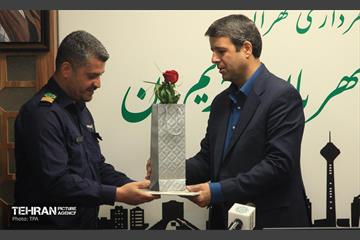 آیین رونمایی از تابلو شرکت شهربان و حریم‌بان شهرداری تهران 4