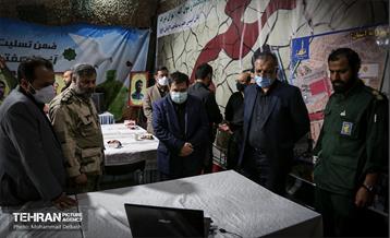 بازدید شهردار تهران از رزم نمایش معبر 2