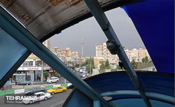 وزرش باد و طوفان در تهران 5