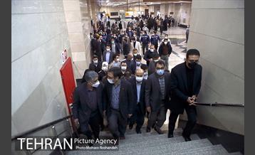 افتتاح همزمان ورودی های ۲ ایستگاه میدان صنعت و بزرگراه بسیج در خط ۷ مترو 12