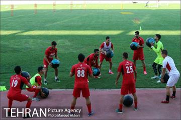 تمرین تیم فوتبال پرسپولیس تهران 8