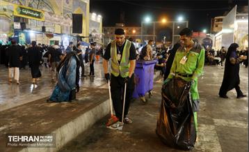خدمات نیروهای پاکبان شهر تهران در نجف اشرف 4