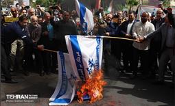 تجمع ضد اسرائیلی در میدان فلسطین 34