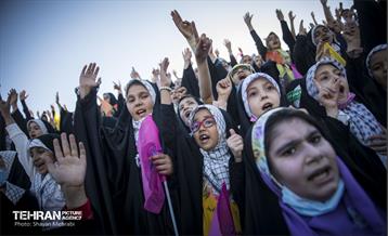 اجتماع بزرگ نوجوانان غرب تهران در پویش سلام فرمانده 45