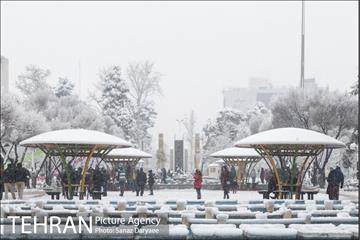 بارش برف در میدان نبوت (هفت حوض) 28