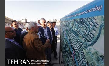 بازدید شهردار تهران از پروژه های عمرانی شهر تهران 25