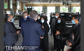 بازدید مدیرکل محیط‌زیست و‌ توسعه پایدار شهرداری تهران از مرکز معاینه فنی نیایش 22