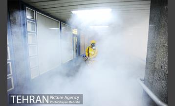 ضد عفونی پایانه مسافربری غرب 38