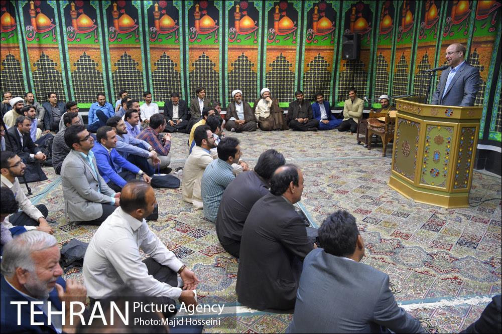 دیدار دکتر قالیباف با جهادگران قرارگاه امام رضا(ع) 7