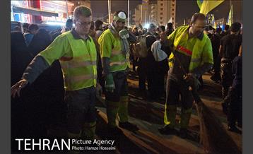 ارائه خدمات نیرو های خادم الحسین (ع) در کربلا 16