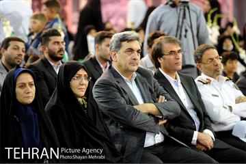 آیین نواختن زنگ دانش آموز شهید با حضور شهردار تهران 10