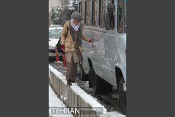 بارش برف در تهران 10