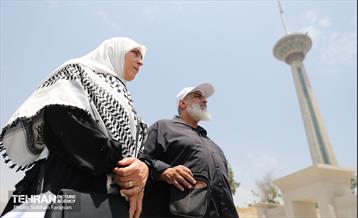 بازدید بیش از ۱۰۰ خانواده شهدای غزه از برج میلاد 29