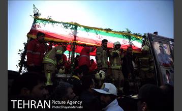 تشییع شهدای آتش نشان با حضور مردم  29