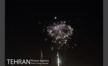 نور افشانی آسمان تهران به مناسب عید سعید فطر  6