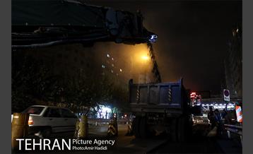 شب گردی اصحاب رسانه با معاون فنی و عمرانی شهرداری تهران 16