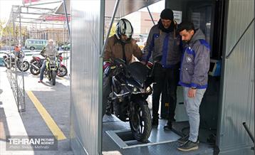 اجرای طرح کنترل ارشادی معاینه فنی موتورسیکلت‌ 2