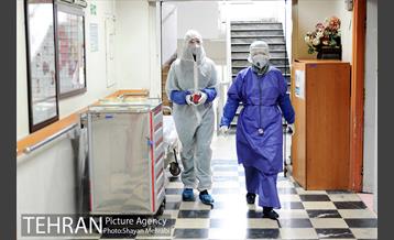 بخش بیماران کرونایی بیمارستان بوعلی 29