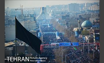 آیین تشییع «سردار قاسم سلیمانی» -3 46