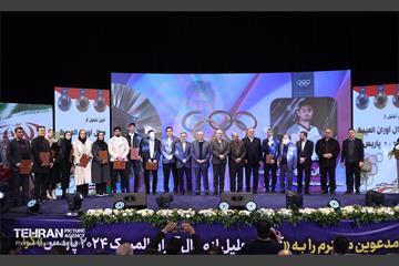 تجلیل از مدال‌آوران المپیک پاریس در شهردار تهران 8