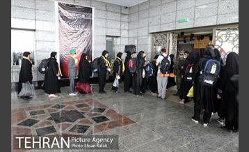 ورود به پایانه مسافری شلمچه