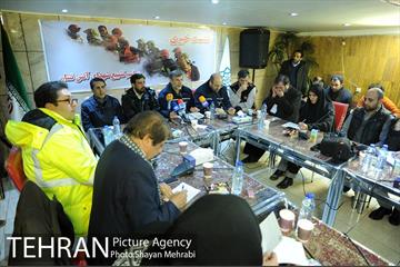 نشست خبری مراسم تشییع شهدای آتش نشان 6