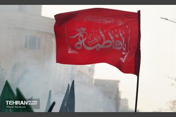 عزاداری شهادت حضرت فاطمه(س) در منطقه 21 25