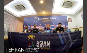 نشست خبری کارلوس کیروش قبل از دیدار مقابل سوریه 15