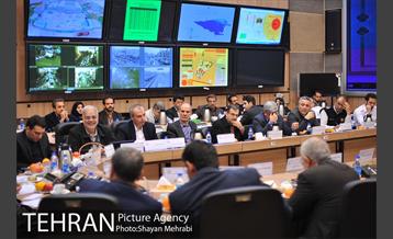 جلسه شورای هماهنگی ستاد مدیریت بحران با حضور دکتر نجفی شهردار تهران 7