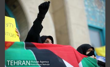 تجمع دانشجویی و مردمی در حمایت از مردم فلسطین 9