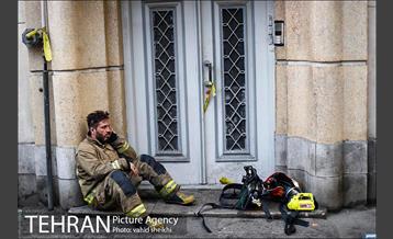 آتش سوزی در ساختمان برق حرارتی 2 21