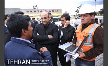 بازدید نماینده تهران در اجلاس HABITAT III از پروژه تقاطع غیر همسطح کاراپونکو و اتوبان سیمون بولیوار 8